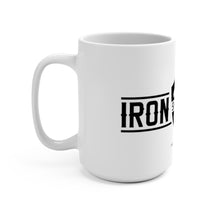 Load image into Gallery viewer, "Iron Sharpens Iron" Shield 15 oz Mug
