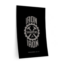Load image into Gallery viewer, "Iron Sharpens Iron" Gear Wall Decal
