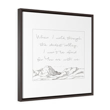 Carregar imagem no visualizador da galeria, "Psalm 23" Framed Canvas
