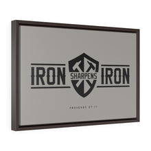 Carica l'immagine nel visualizzatore di Gallery, "Iron Sharpens Iron" Framed Canvas

