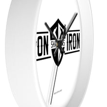 Carregar imagem no visualizador da galeria, "Iron Sharpens Iron" Wall Clock
