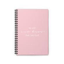 Laden Sie das Bild in den Galerie-Viewer, "Be Still" Spiral Notebook - Ruled Line
