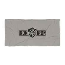Load image into Gallery viewer, "Iron Sharpens Iron" Beach Towel
