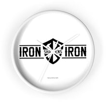 Carregar imagem no visualizador da galeria, "Iron Sharpens Iron" Wall Clock
