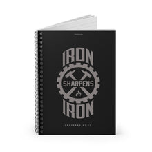 Charger l'image dans la galerie, "Iron Sharpens Iron" Spiral Notebook - Ruled Line
