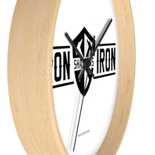 Carregar imagem no visualizador da galeria, "Iron Sharpens Iron" Wall Clock
