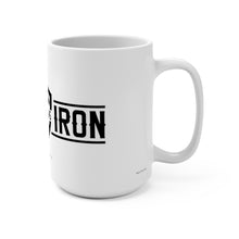 Load image into Gallery viewer, "Iron Sharpens Iron" Shield 15 oz Mug
