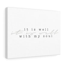Charger l'image dans la galerie, "It Is Well" Canvas Gallery Wrap
