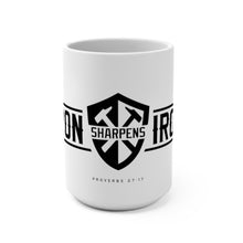 Load image into Gallery viewer, "Iron Sharpens Iron" Shield 15 oz Mug
