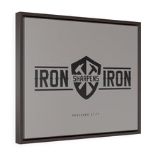 Carica l'immagine nel visualizzatore di Gallery, "Iron Sharpens Iron" Framed Canvas
