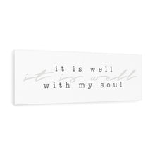 Charger l'image dans la galerie, "It Is Well" Canvas Gallery Wrap
