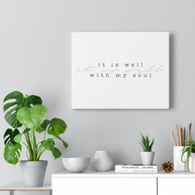 Charger l'image dans la galerie, "It Is Well" Canvas Gallery Wrap
