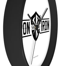 Carregar imagem no visualizador da galeria, "Iron Sharpens Iron" Wall Clock
