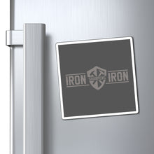Carregar imagem no visualizador da galeria, "Iron Sharpens Iron" Shield Magnet
