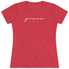 Laden Sie das Bild in den Galerie-Viewer, "Grace" Women's Soft Tri-Blend Tee

