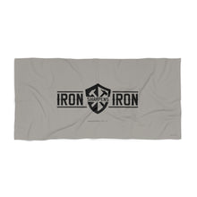 Load image into Gallery viewer, "Iron Sharpens Iron" Beach Towel

