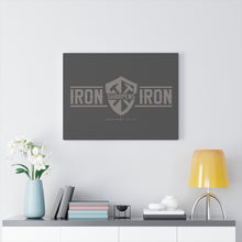 Charger l'image dans la galerie, "Iron Sharpens Iron" Shield Canvas Gallery Wrap
