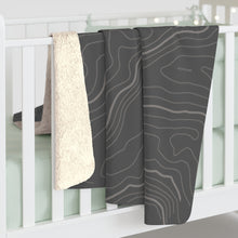 Carica l'immagine nel visualizzatore di Gallery, "Explore" Sherpa Fleece Blanket
