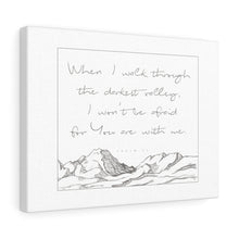 Carregar imagem no visualizador da galeria, "Psalm 23" Canvas Gallery Wrap

