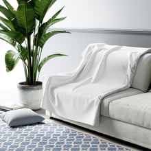 Cargar imagen en el visor de la galería, "Breathe" Sherpa Fleece Blanket
