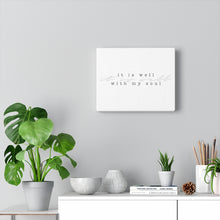 Charger l'image dans la galerie, "It Is Well" Canvas Gallery Wrap
