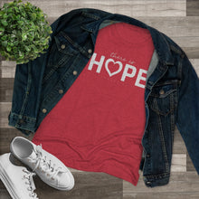 Load image into Gallery viewer, "Hope" Women's Soft Tri-Blend Tee
