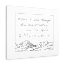 Carregar imagem no visualizador da galeria, "Psalm 23" Canvas Gallery Wrap
