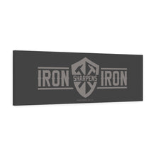Charger l'image dans la galerie, "Iron Sharpens Iron" Shield Canvas Gallery Wrap
