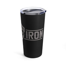 Load image into Gallery viewer, "Iron Sharpens Iron" 20 oz Shield Tumbler
