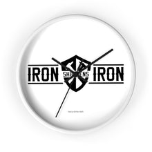 Carregar imagem no visualizador da galeria, "Iron Sharpens Iron" Wall Clock
