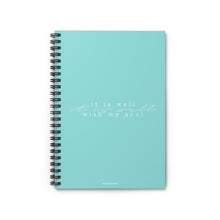 Charger l'image dans la galerie, "It Is Well" Spiral Notebook - Ruled Line
